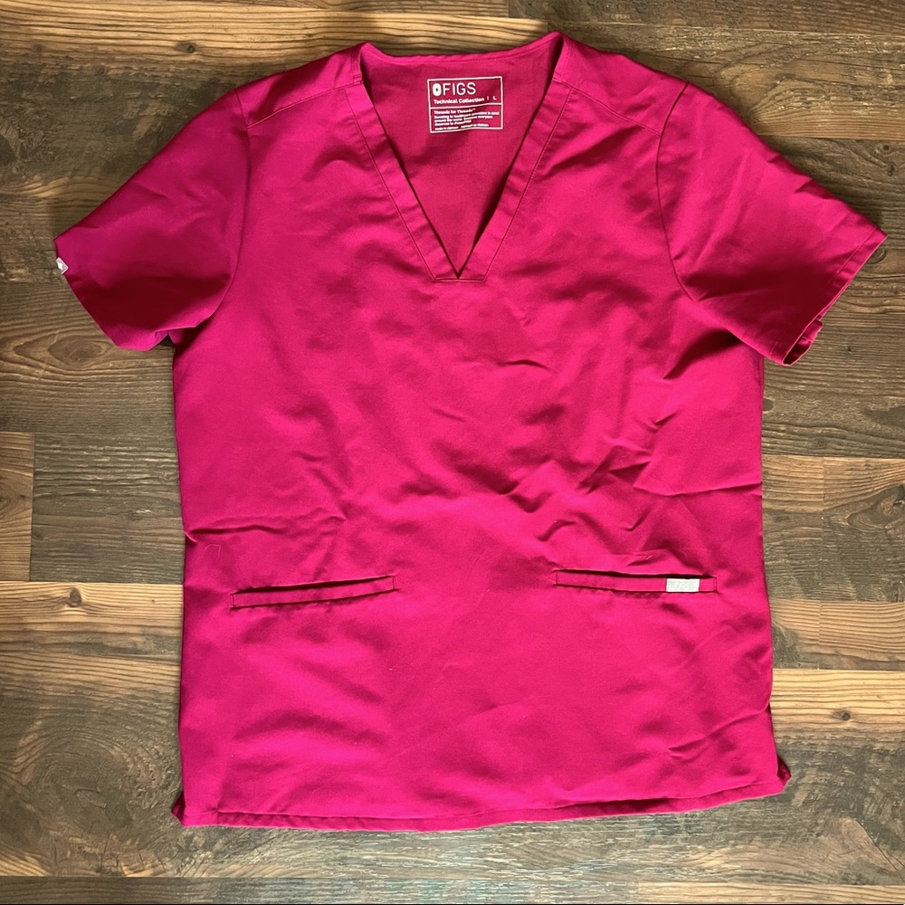 FIGS Dark Magenta Casma Large